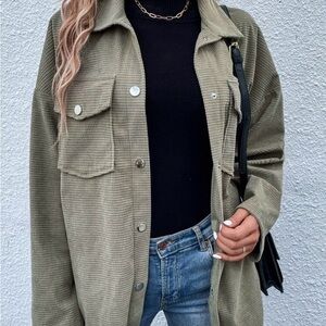 SHEIN Olive Green Women's Jacket